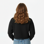 Women’s Crop Hoodie Floral Print