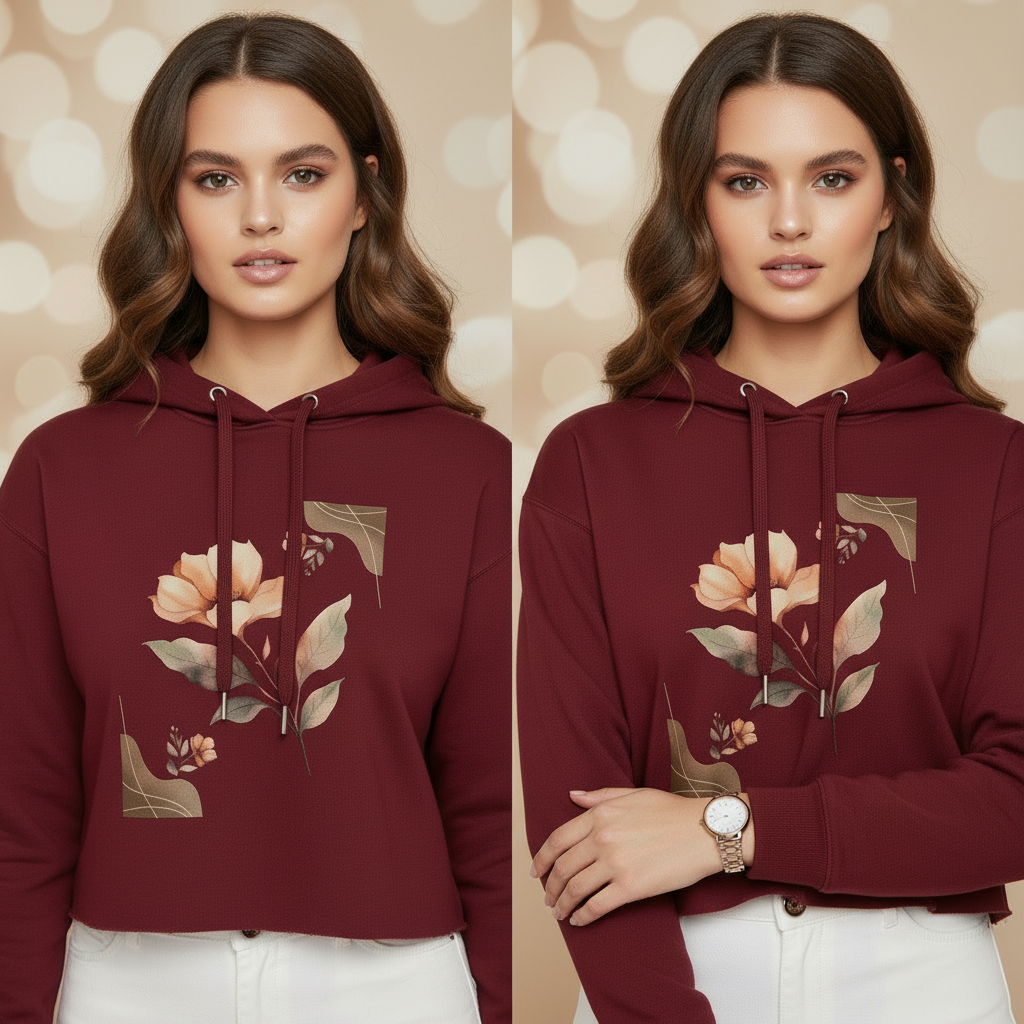 Women’s Crop Hoodie