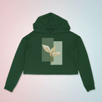 Women’s Crop Hoodie Floral Print