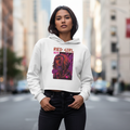 Women’s Crop Hoodie Red Girl Print