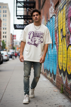 Men’s Premium Oversized T-Shirt Car print