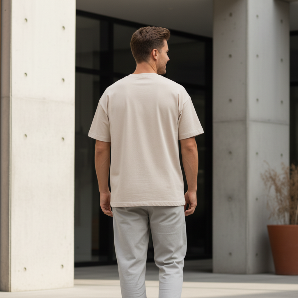 Men’s Premium Oversized T-Shirt Illustration Print