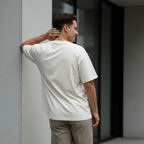 Men’s Premium Oversized T-Shirt Illustration Print