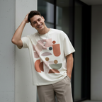 Men’s Premium Oversized T-Shirt Illustration Print