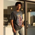 Men’s Premium Oversized T-Shirt Gamer Print