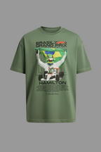 Men’s Premium Oversized T-Shirt Hamilton Print F1