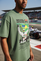 Men’s Premium Oversized T-Shirt Hamilton Print F1