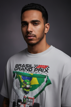 Men’s Premium Oversized T-Shirt Hamilton Print F1