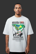 Men’s Premium Oversized T-Shirt Hamilton Print F1