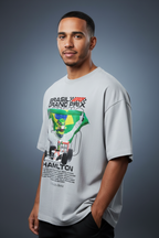 Men’s Premium Oversized T-Shirt Hamilton Print F1