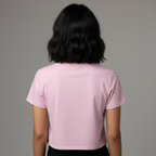 Women’s Crop Top Dog Valentine Print
