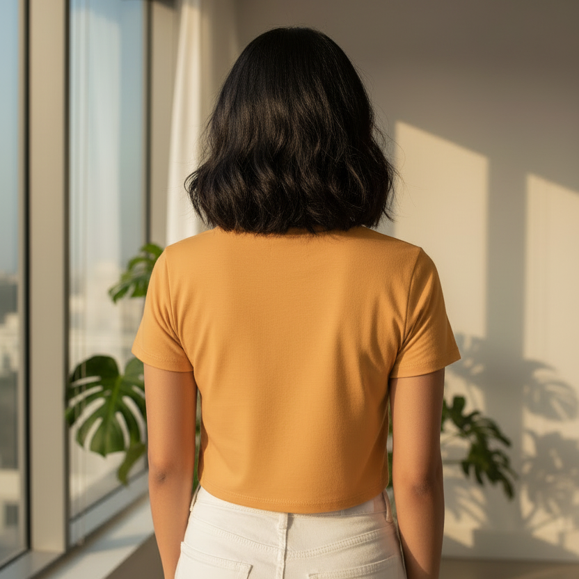 Women’s Crop Top Cosmic Love Print