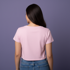 Women’s Crop Top Heart Leads Print