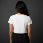 Women’s Crop Top Just Here Print