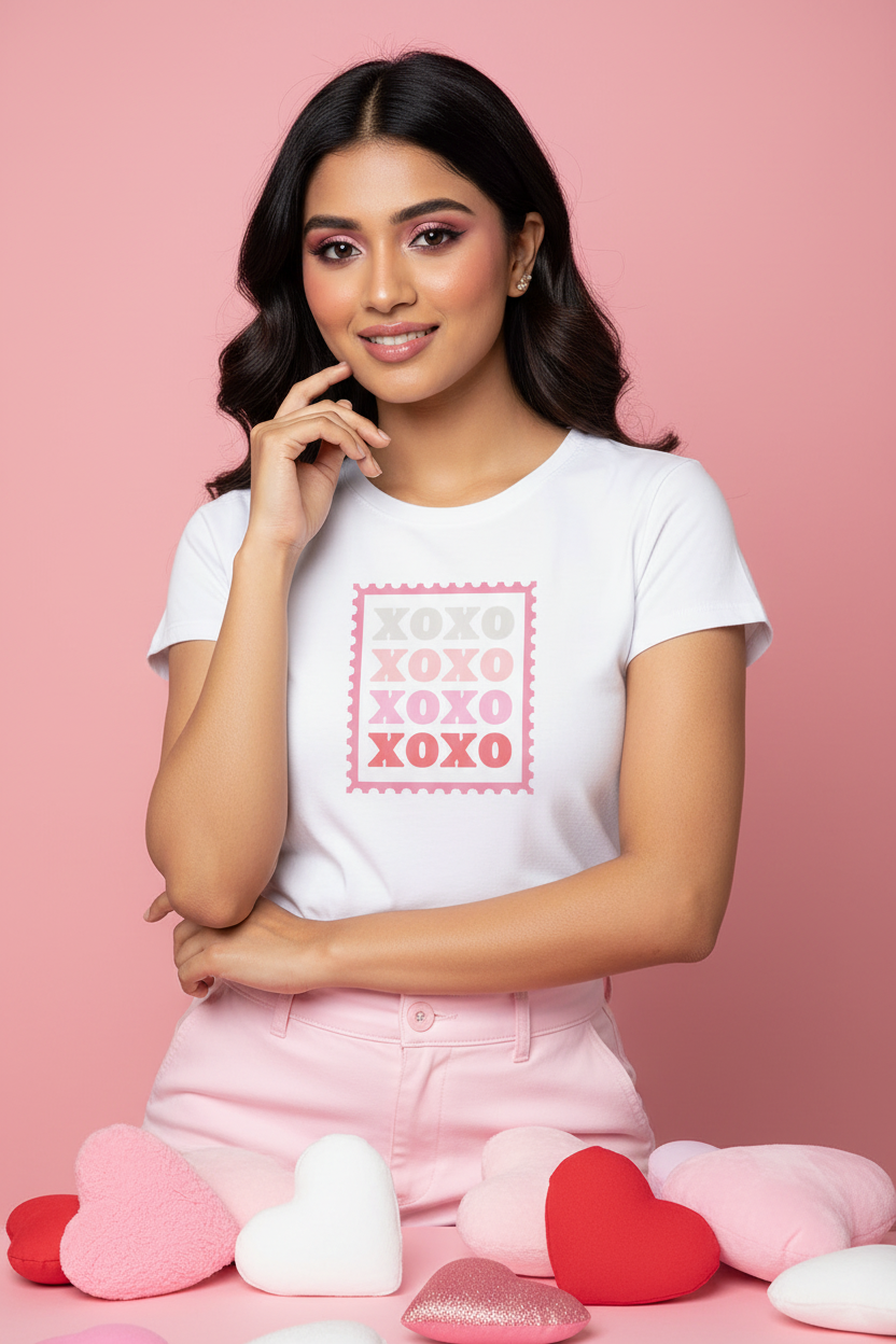 Women’s Crop Top XO Print