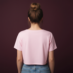 Women’s Crop Top Love in the Air Print