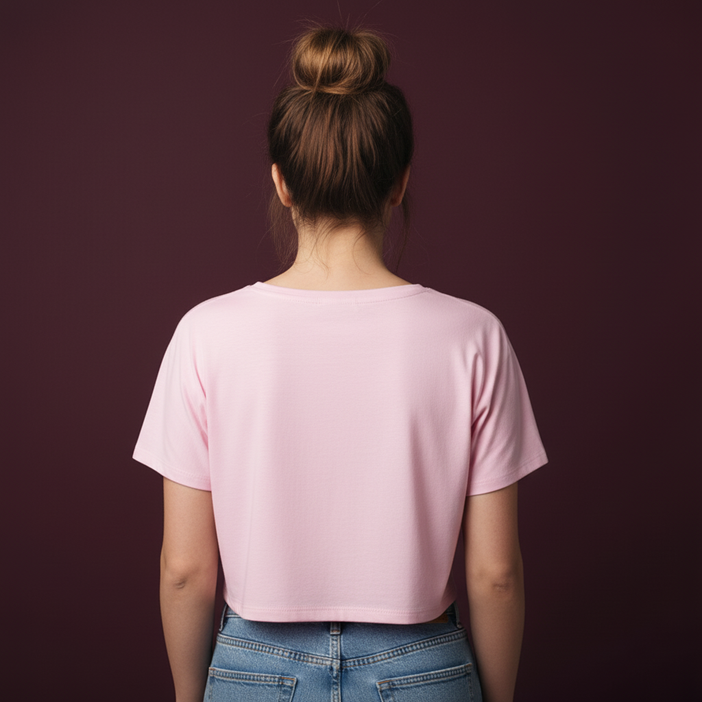 Women’s Crop Top Love in the Air Print