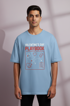 Men’s Oversized T-Shirt Playbook Print
