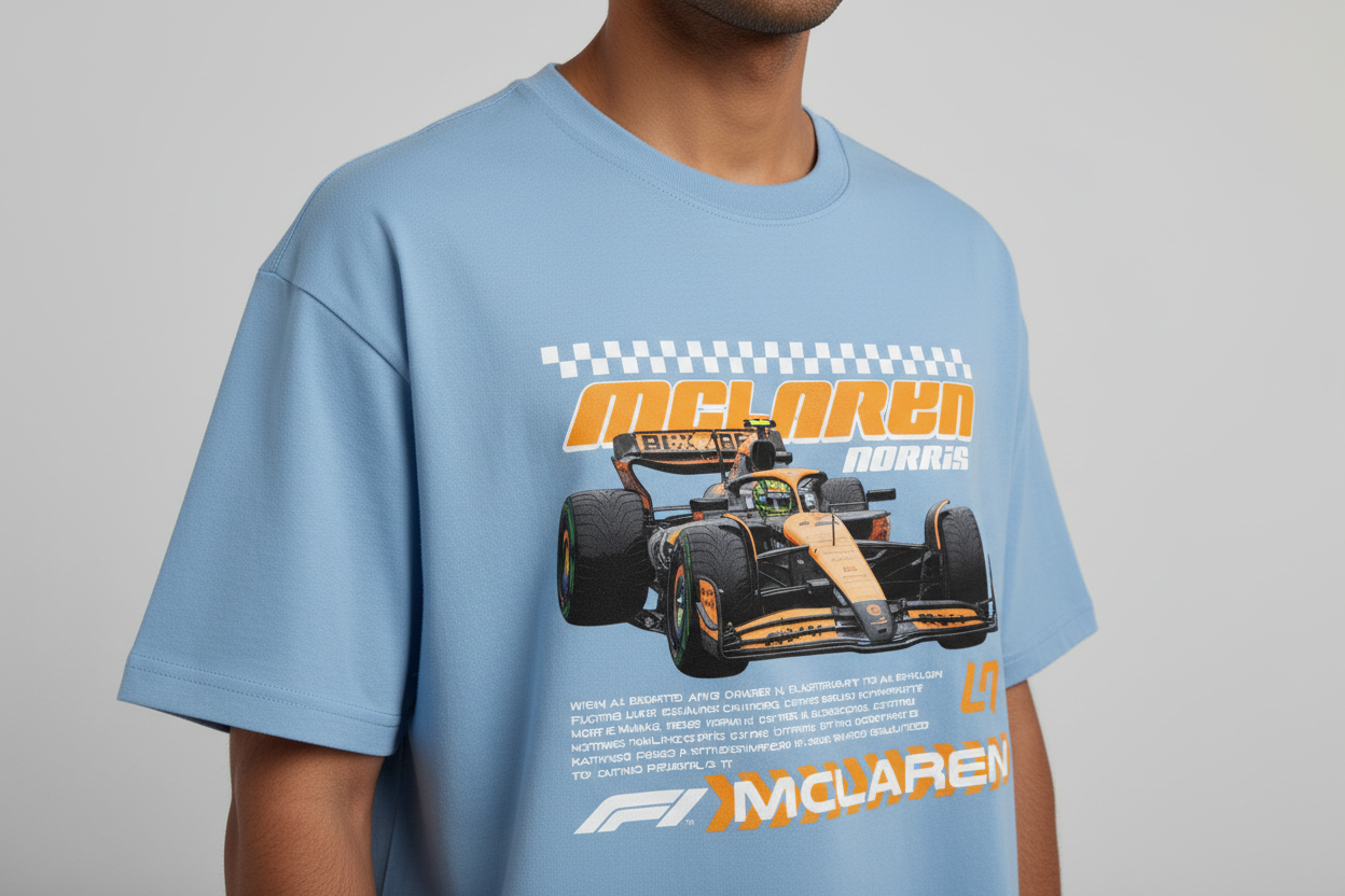 Men's Oversized T-shirt Car Print