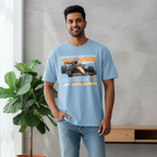 Men's Oversized T-shirt Car Print