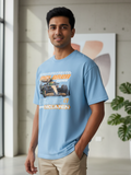 Men's Oversized T-shirt Car Print