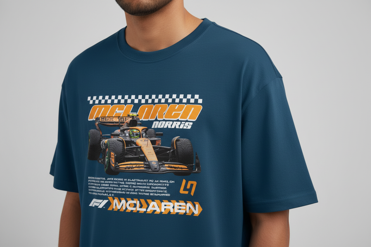 Men's Oversized T-shirt Car Print