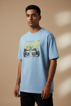 Men's Oversized T-Shirt Car Print