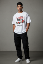Men's Oversized T-shirt Grand Prix Senna Print