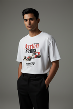 Men's Oversized T-shirt Grand Prix Senna Print