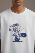 Men's Oversized T-shirt Astronaut Print