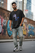 Men's Oversized T-shirt Astronaut Print