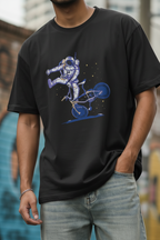 Men's Oversized T-shirt Astronaut Print
