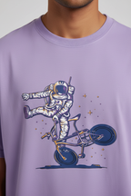 Men's Oversized T-shirt Astronaut Print