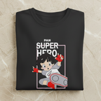 Men's Oversized T-Shirt Super Hero Print