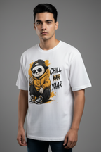 Men's Oversized T-Shirt Chill Teddy Print