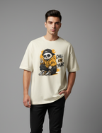 Men's Oversized T-Shirt Chill Teddy Print