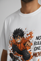 Men's Oversized T-Shirt No Rules Print