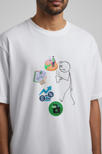 Unisex Oversized T-Shirt Corporate Employee Print