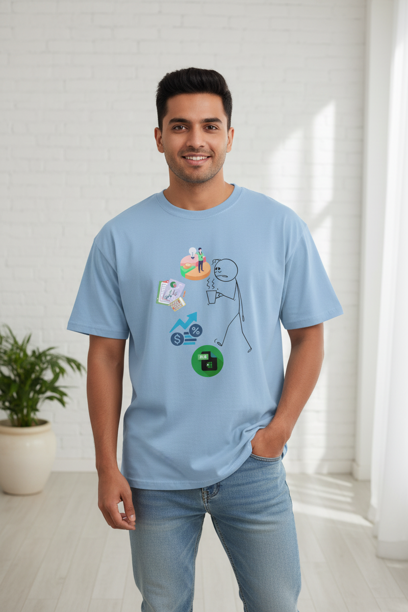 Unisex Oversized T-Shirt Corporate Employee Print