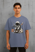 Men's Oversized T-Shirt Astronaut Dream Print