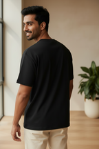 Men's Oversized T-Shirt 'Ctrl-Alt-Vacation' Print
