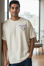 Men's Oversized T-shirt 'Version of Myself' Print