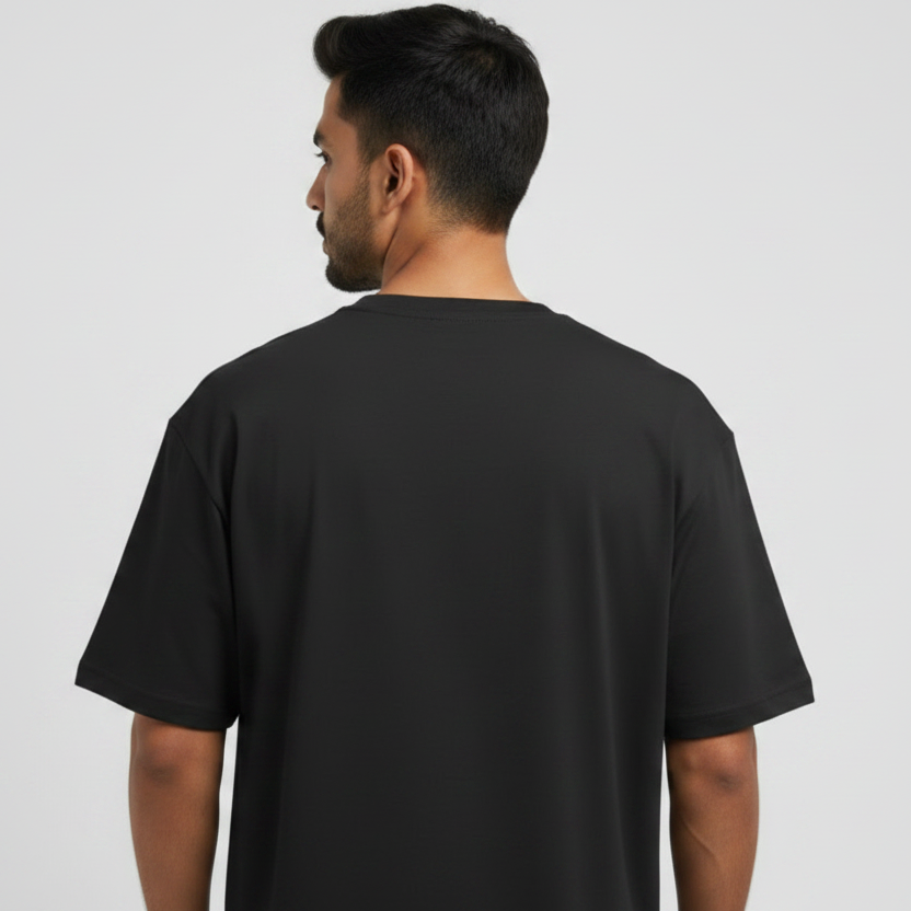 Men's Oversized T-Shirt 'Low Battery' Print