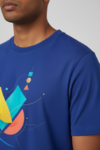 Unisex Abstract Print Regular T-Shirt