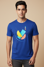 Unisex Abstract Print Regular T-Shirt