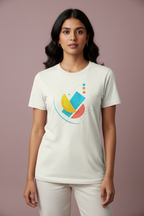 Unisex Abstract Print Regular T-Shirt