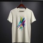 Unisex Abstract Print Regular Fit T-Shirt