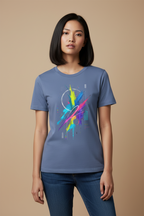 Unisex Abstract Print Regular Fit T-Shirt