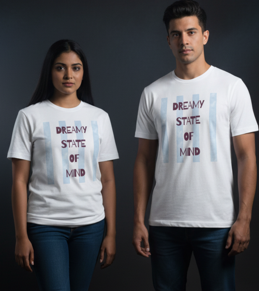 Unisex Regular T-shirt Dreamy State Print