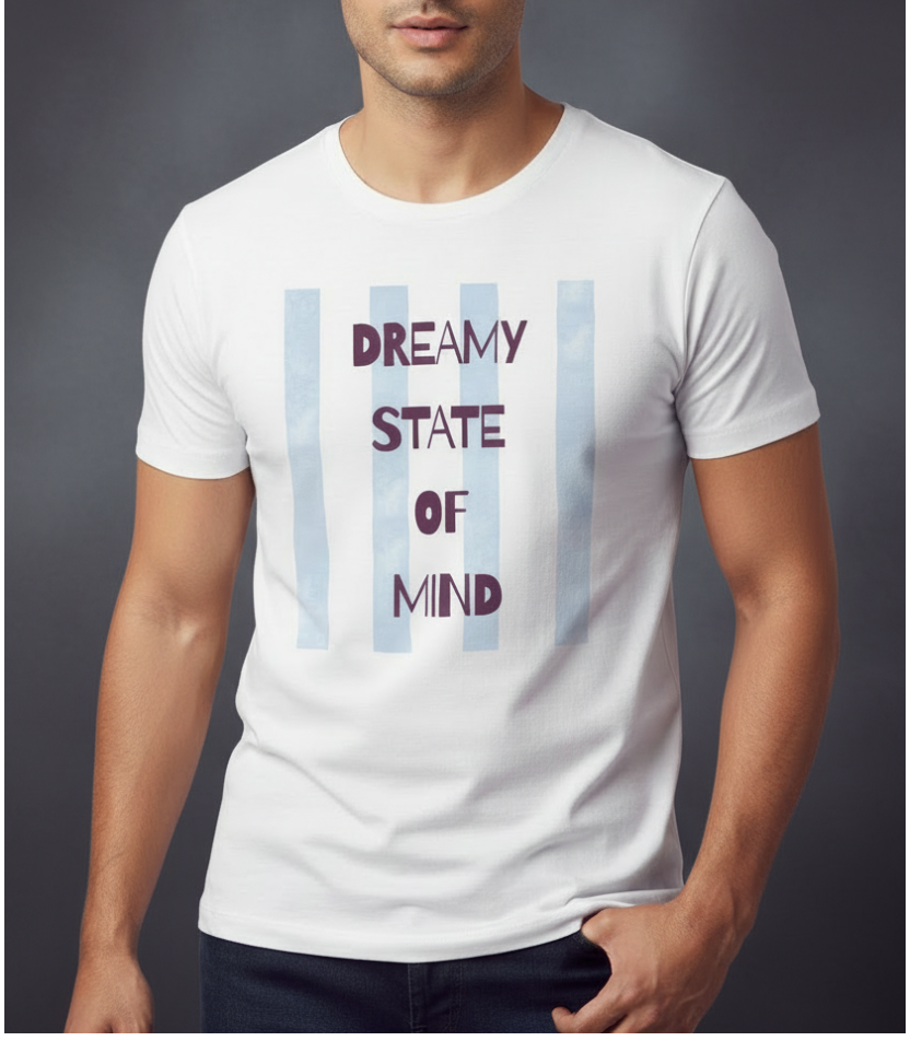 Unisex Regular T-shirt Dreamy State Print
